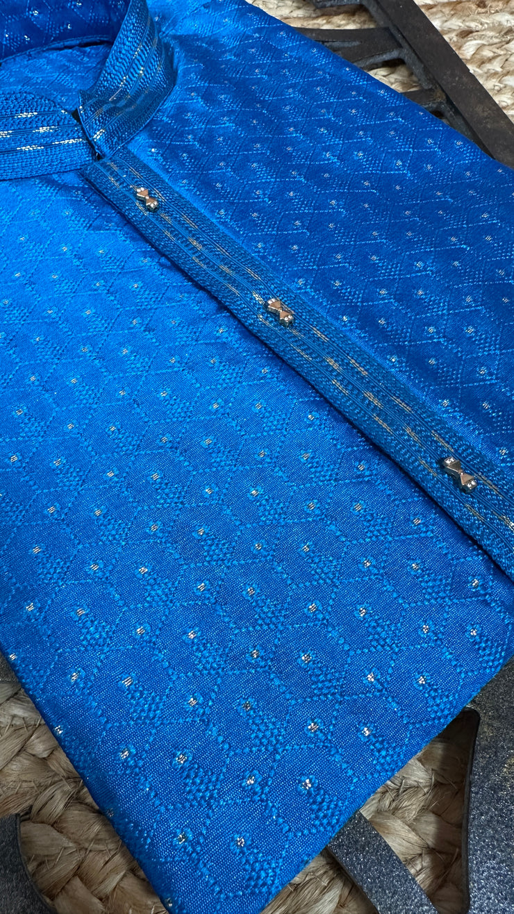 Blue kurta with bottom