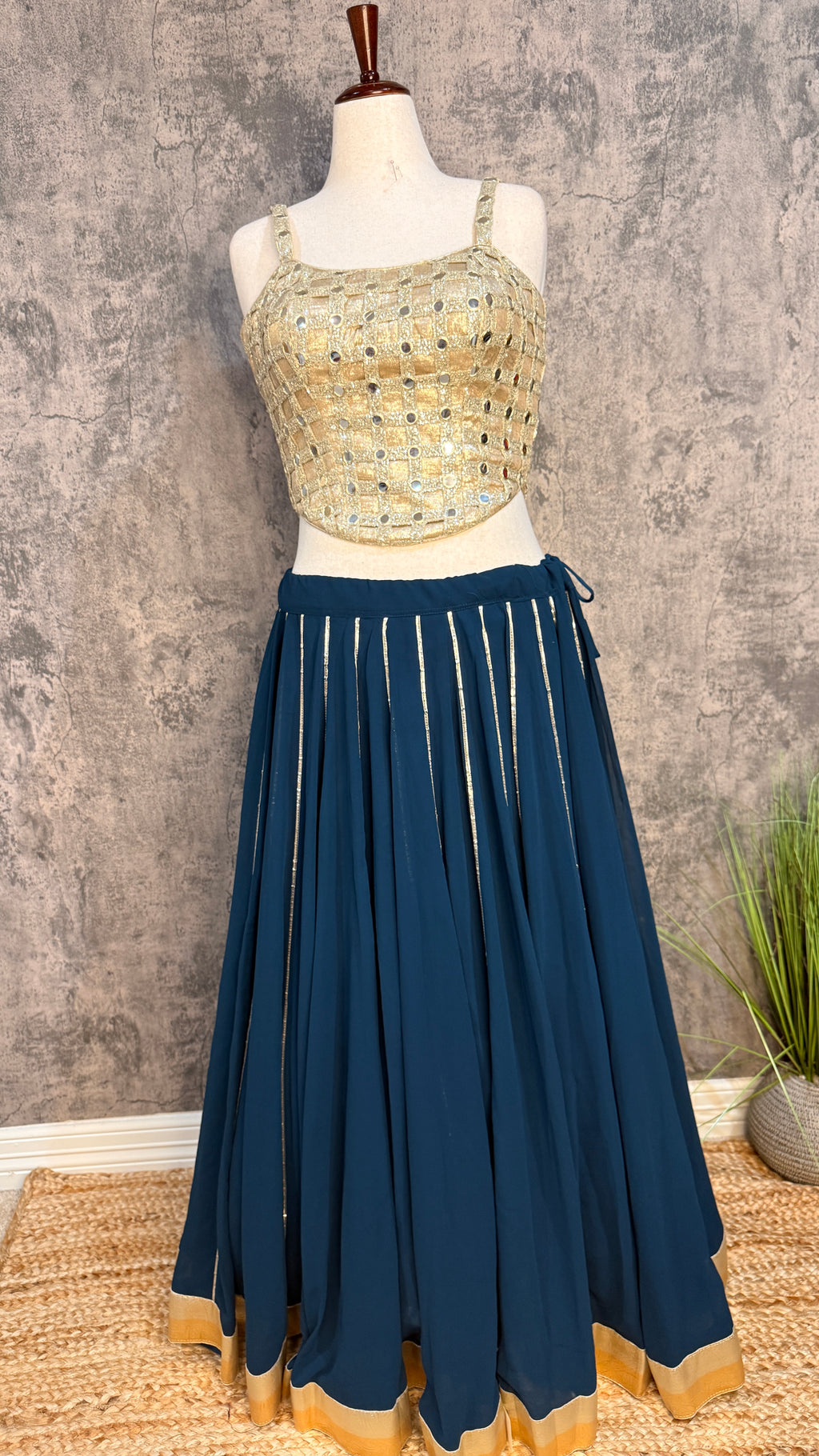 8 m flare navrathri skirt
