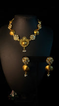 Tribal insipred necklace with earring