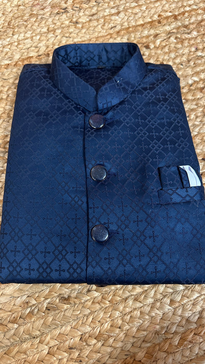 Navy Blue Sherwani set