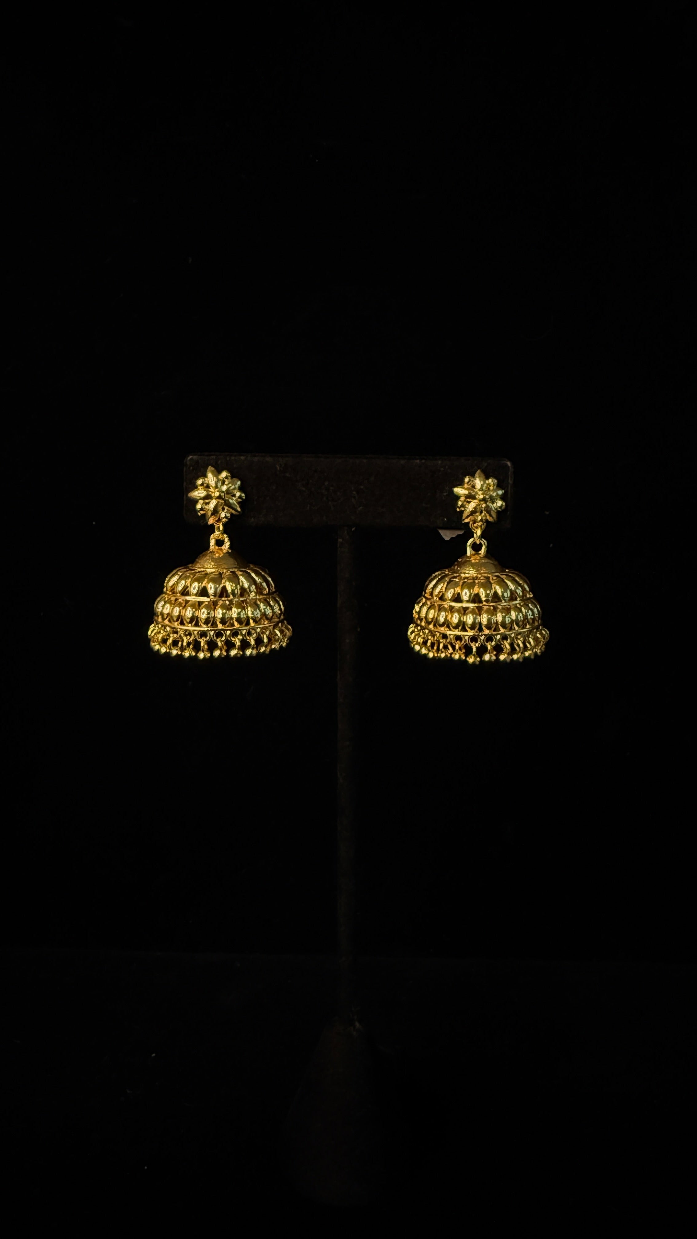 1gm gold plated Thalikkoottam with jhumka