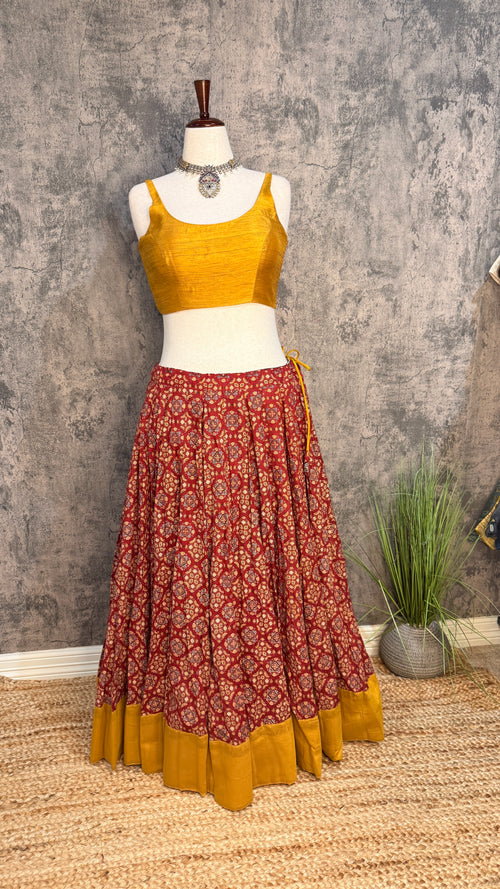 8 m flare navrathri skirt