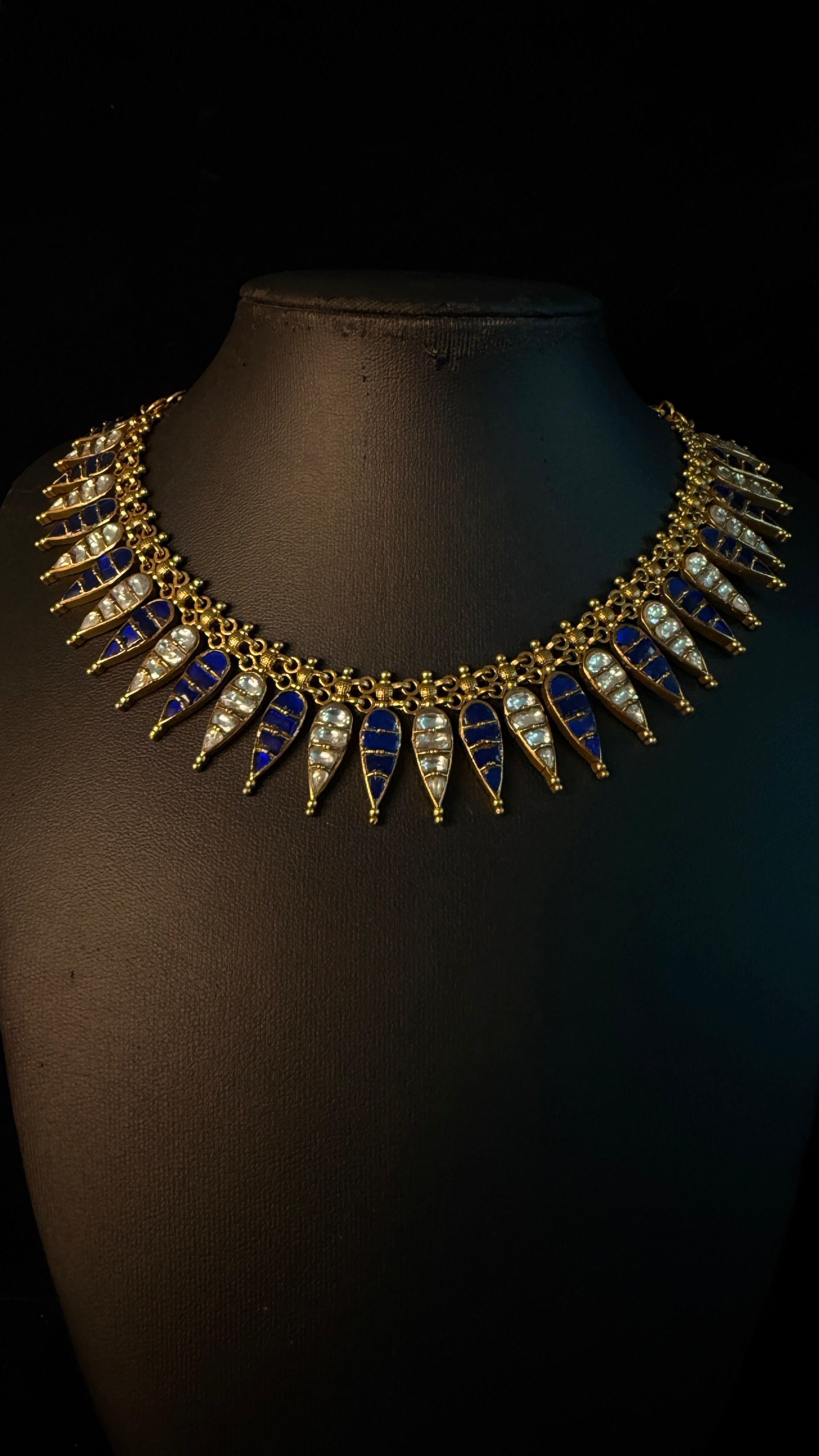 kerala Traditional jasmin bud insipred necklace with earring