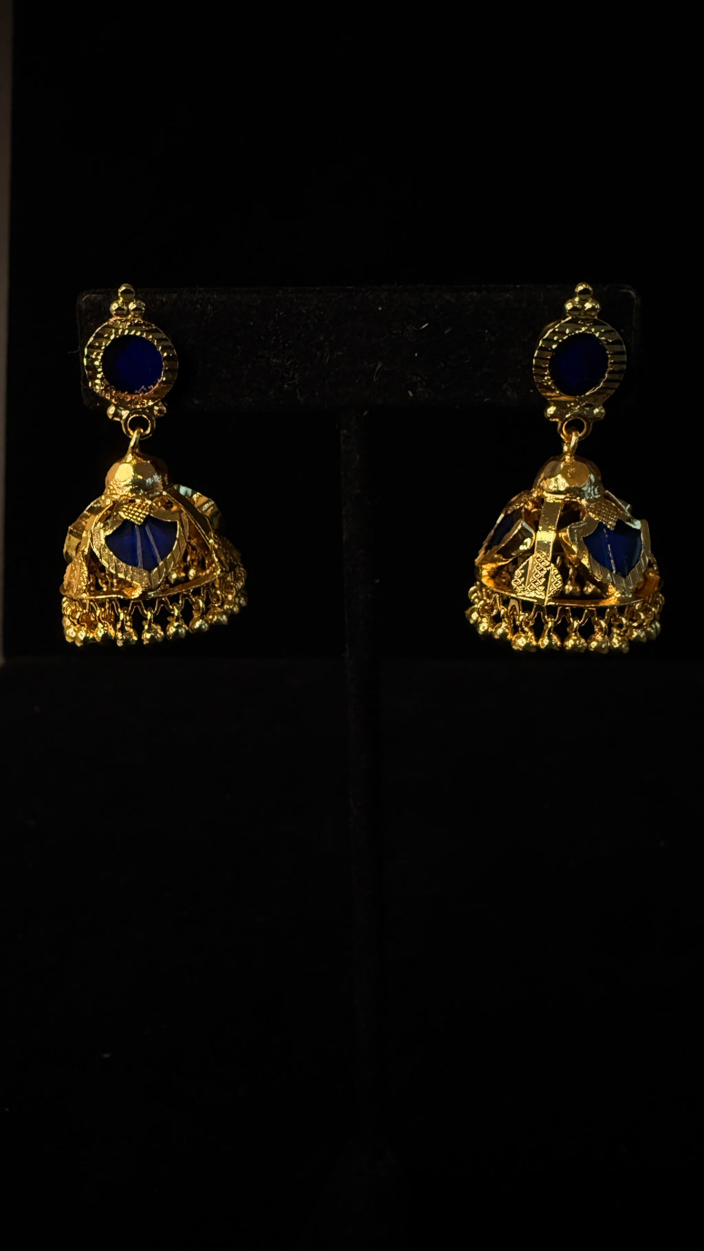 1gm gold plated kasumala with jumka