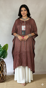 Modal silk kaftan