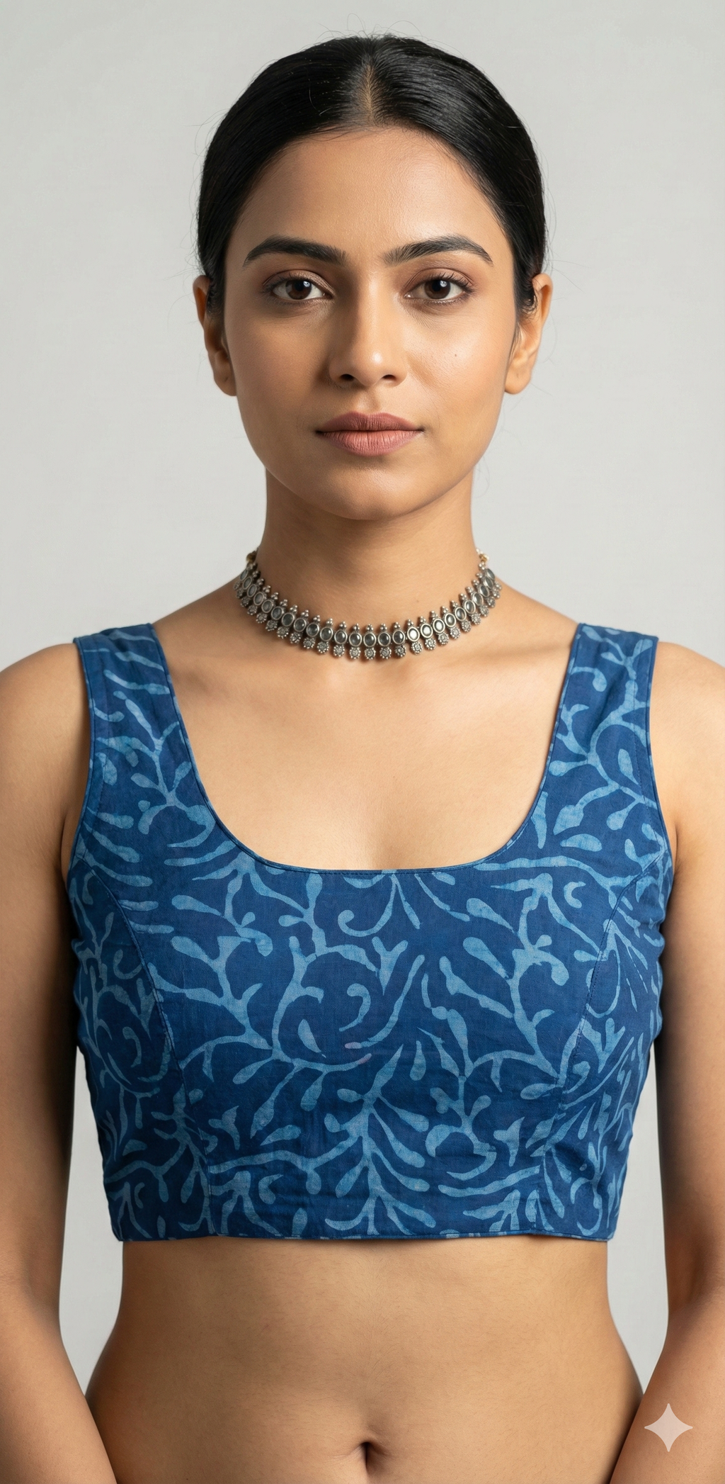 Indigo blouse