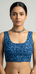 Indigo blouse