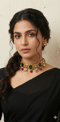 Choker with studs