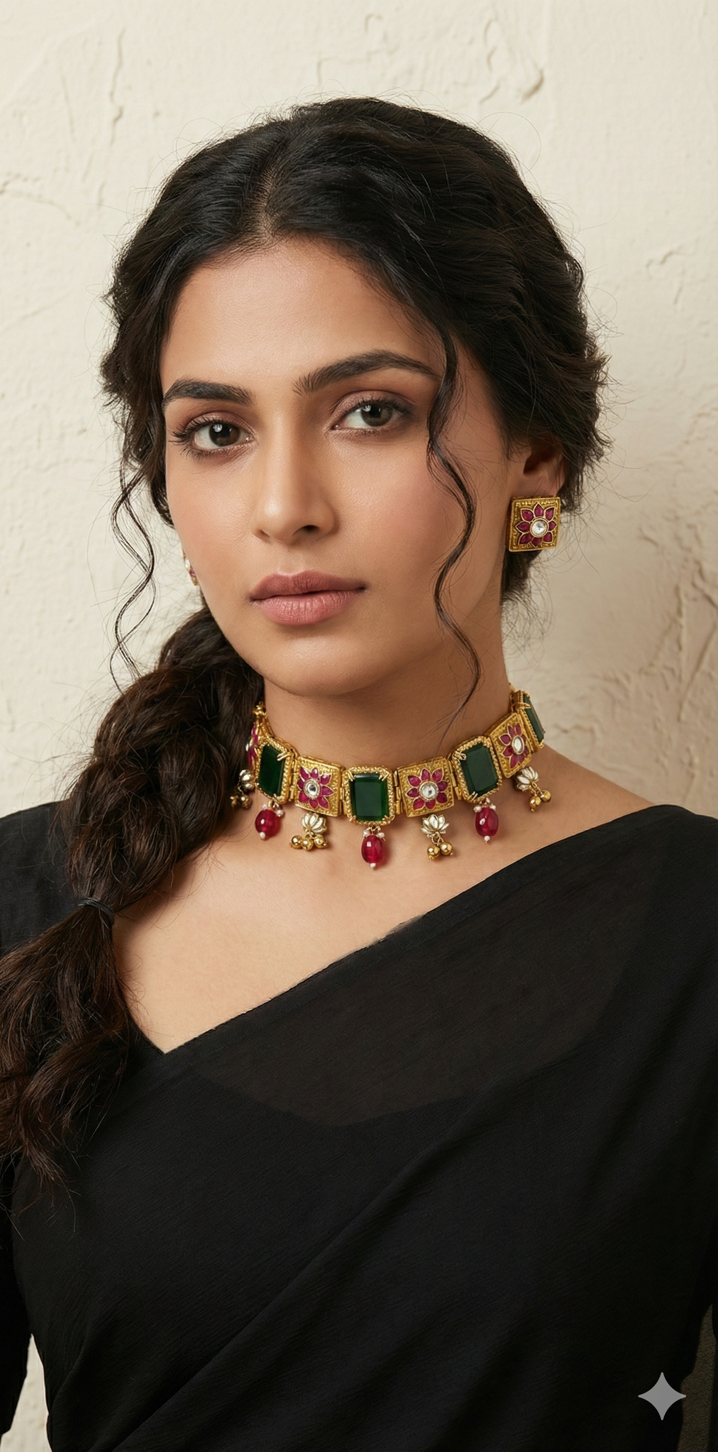 Choker with studs