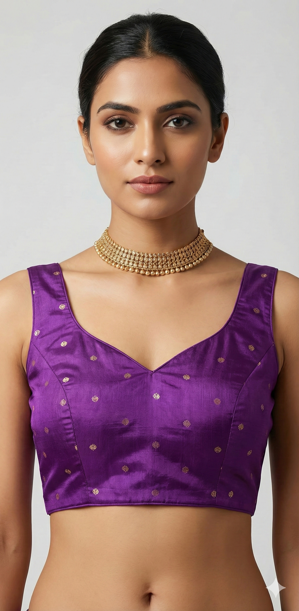 Purple blouse
