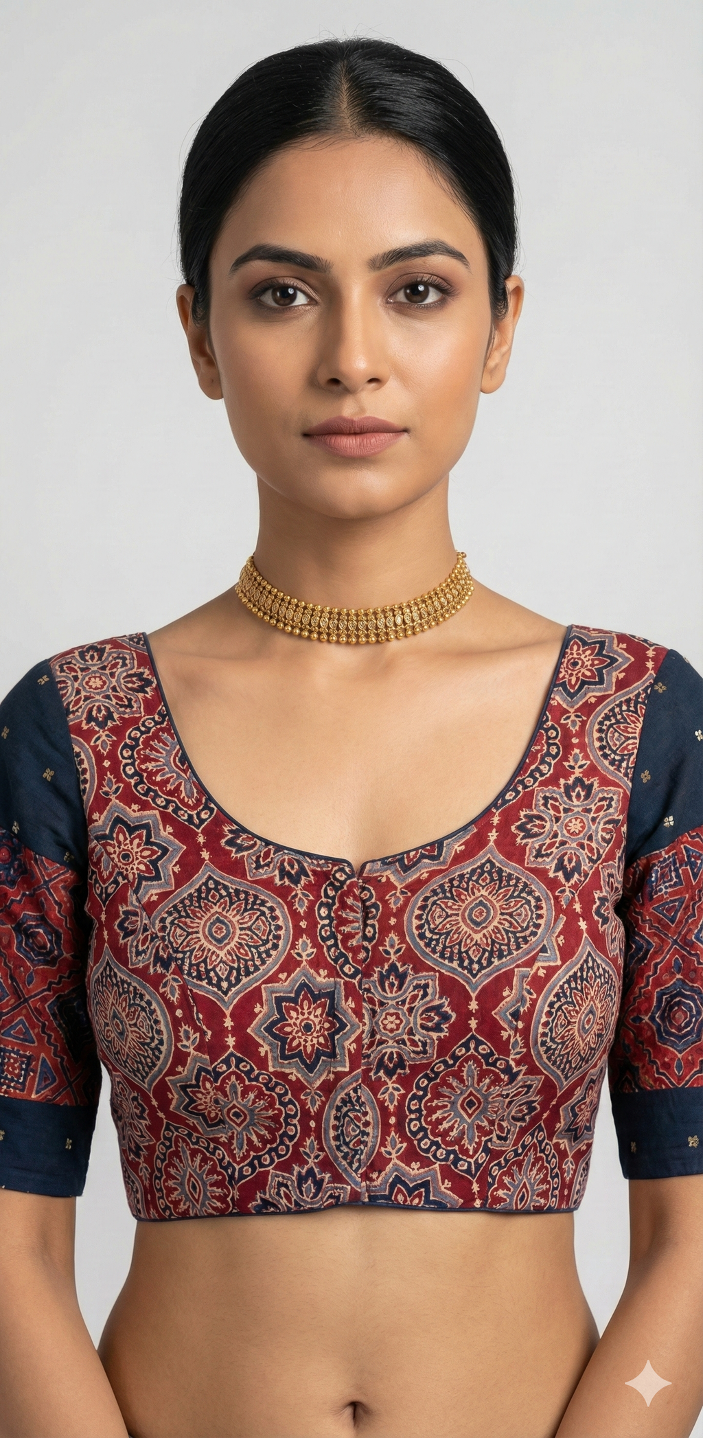Modal silk blouse