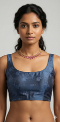 Grey silk blouse