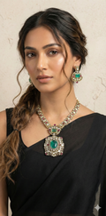 Designer replica necklace with earring