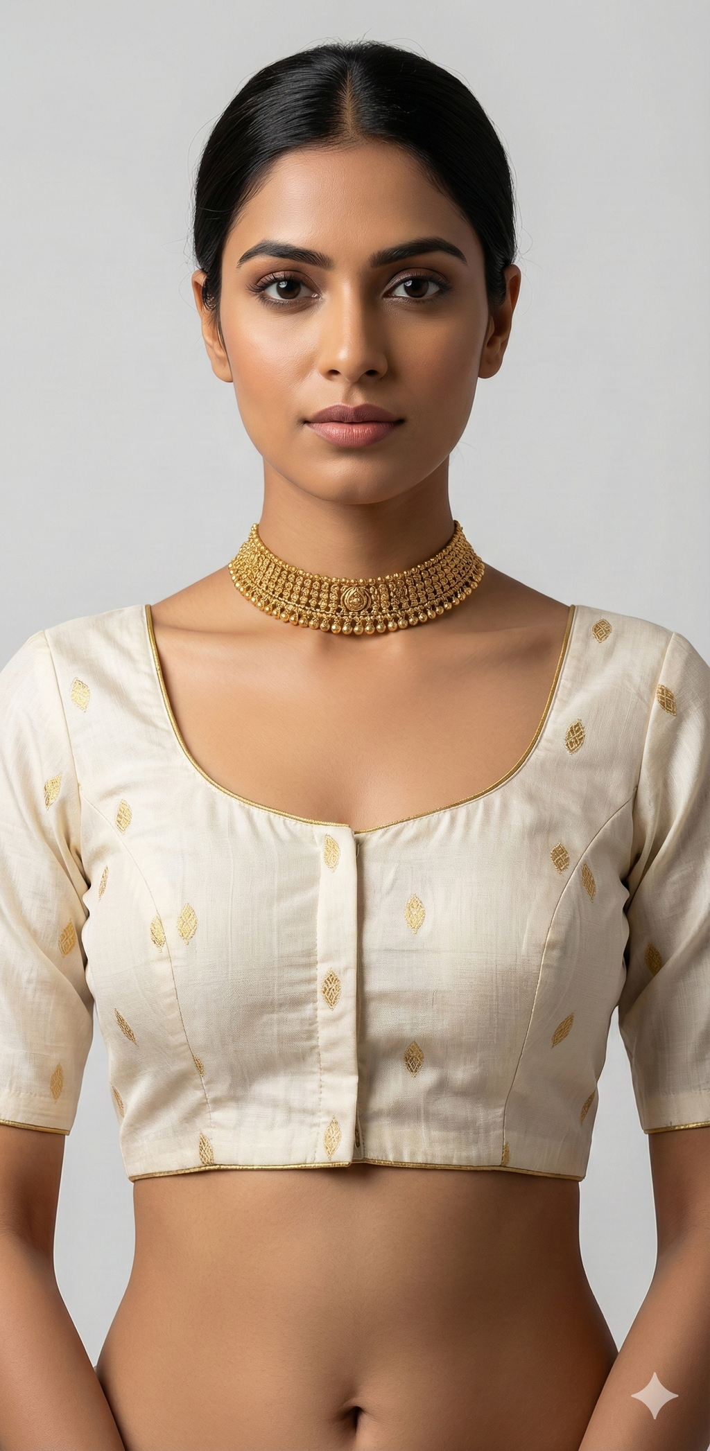 Off white cotton blouse