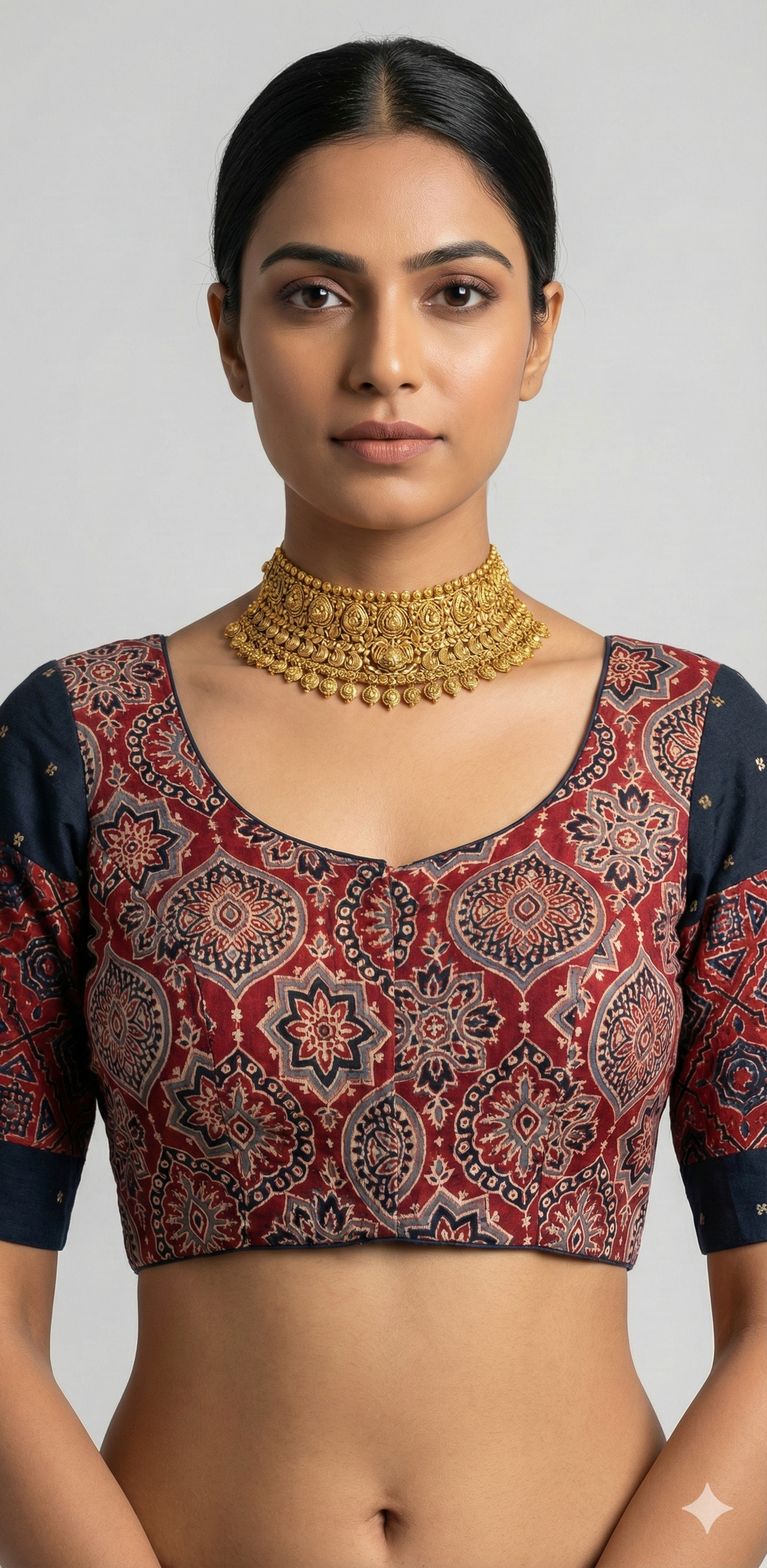 Modal silk blouse