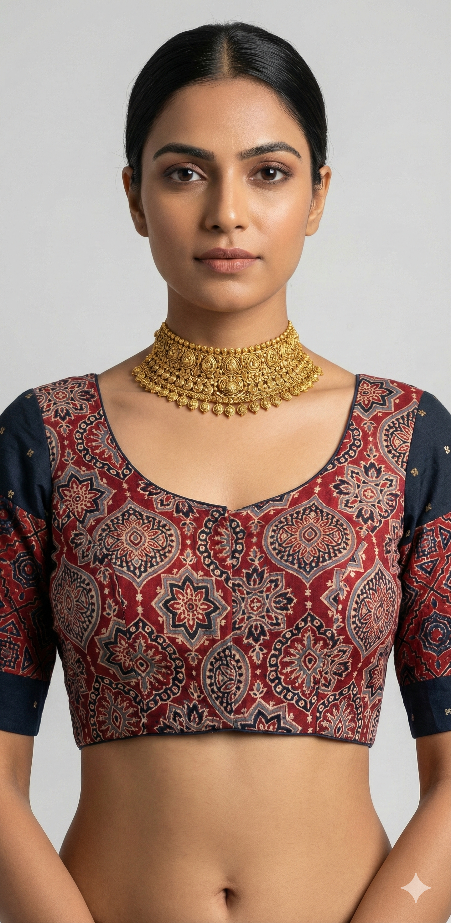 Modal silk blouse