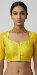 Yellow blouse