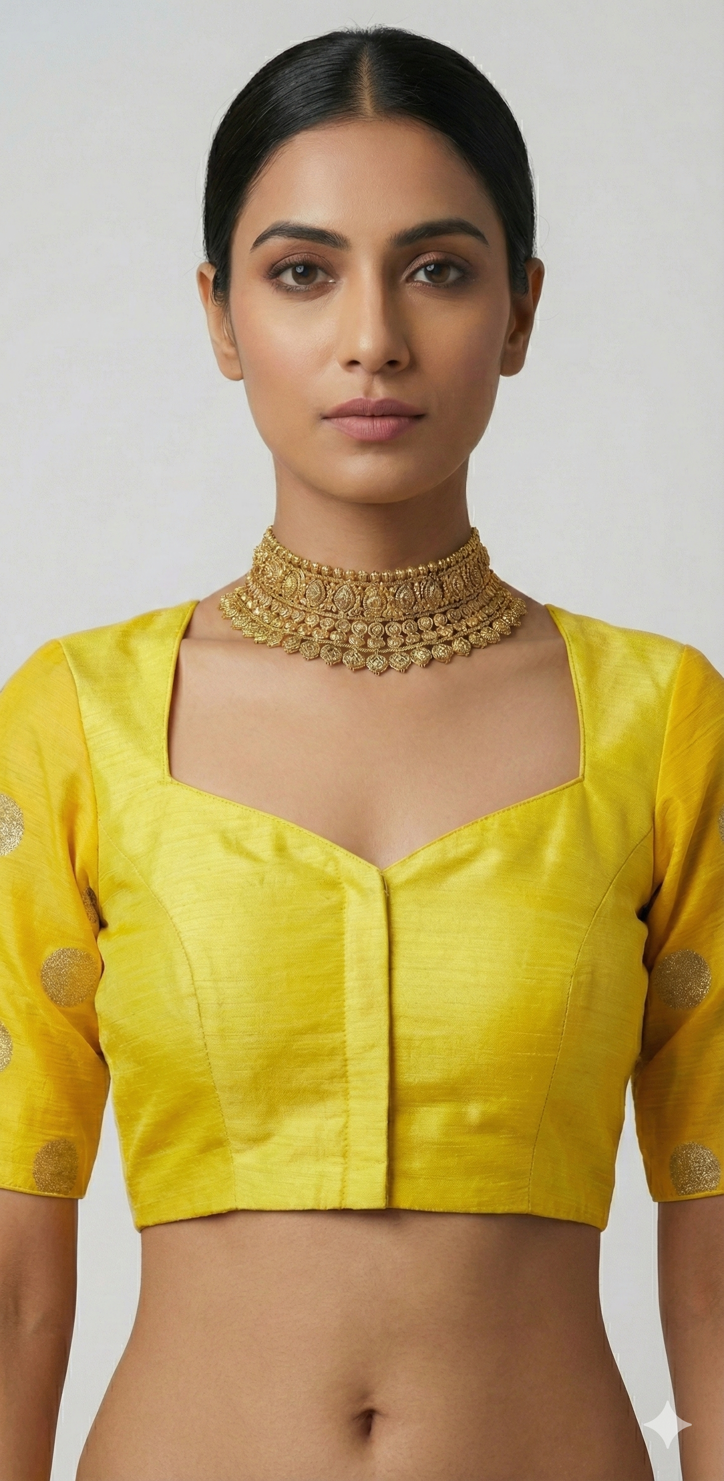 Yellow blouse