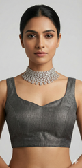 Black tissue blouse