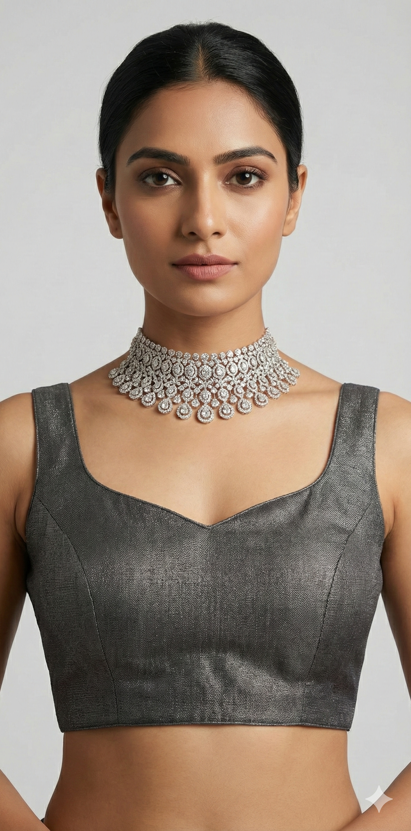 Black tissue blouse