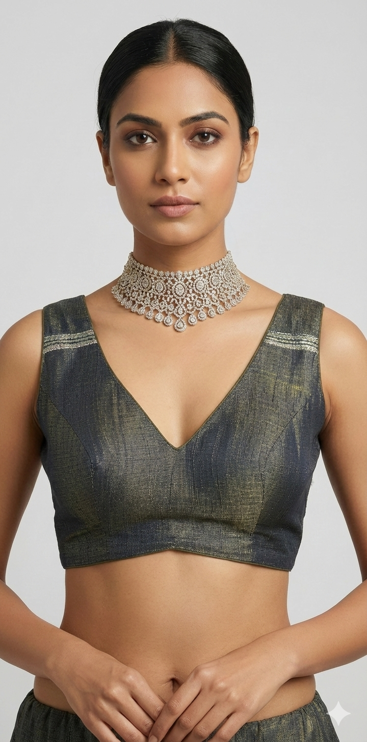 Black tissue blouse