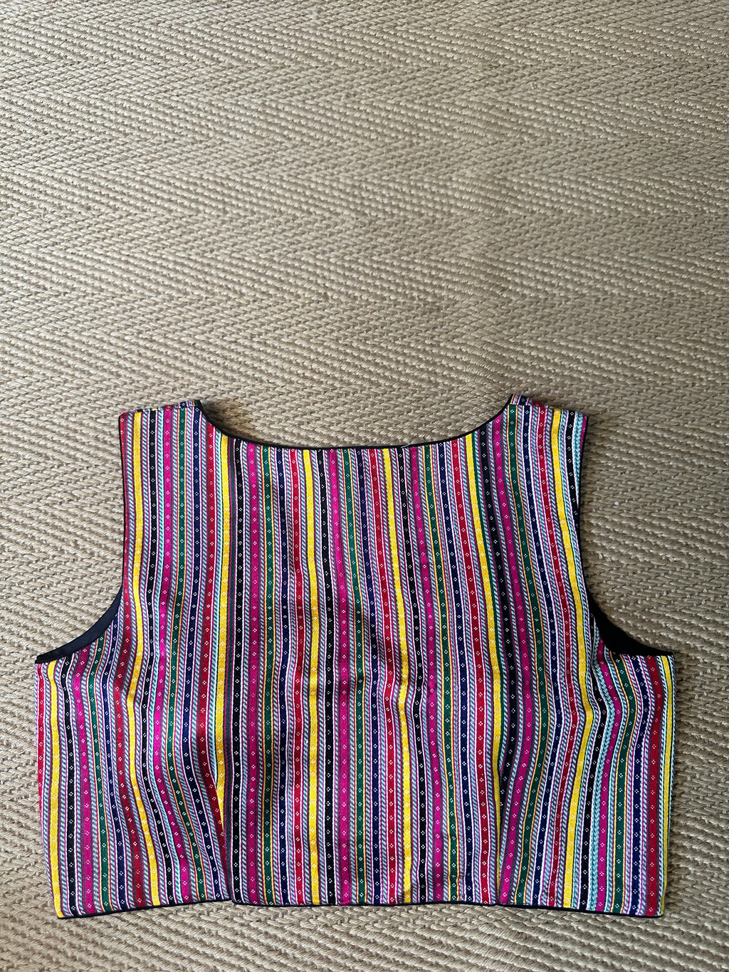 Multi color silk blouse