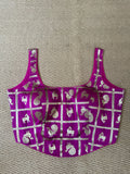 Majenta brocade corset