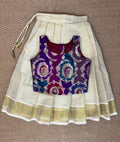 skirt and brocade blouse - 12 to 13 yr