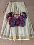 skirt and brocade blouse - 12 to 13 yr