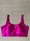 Majenta sleeveless blouse