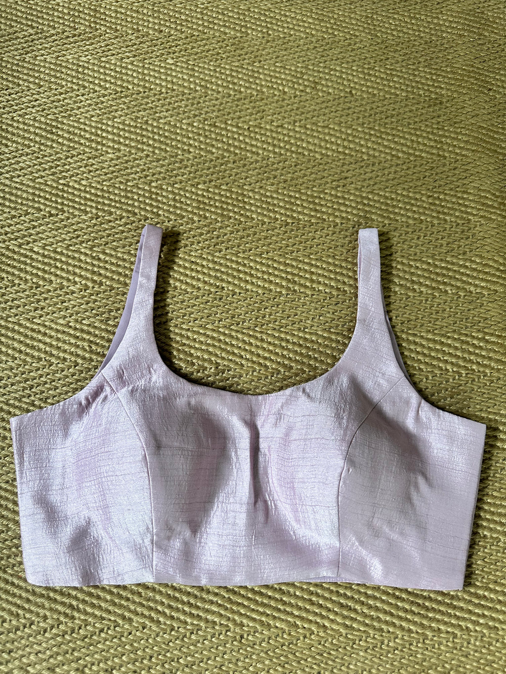 Lilac sleeveless blouse