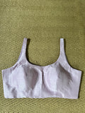 Lilac sleeveless blouse