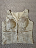 Gold banarsi brocade long top