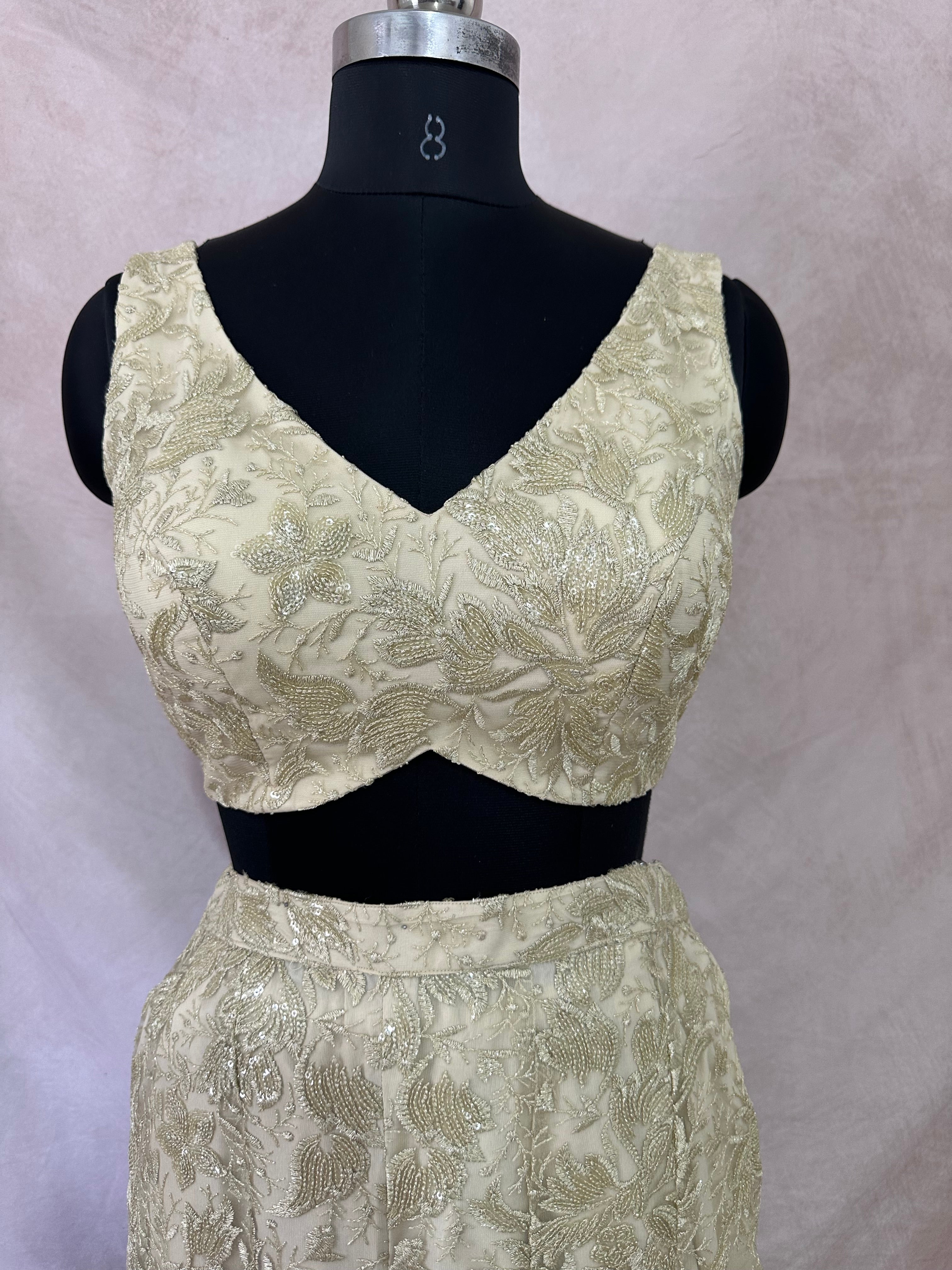 Lace Palzzo and crop top