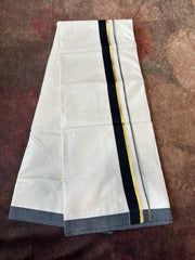 Black and gold border mundu