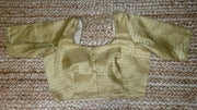 Gold brocade blouse