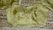 Gold brocade blouse