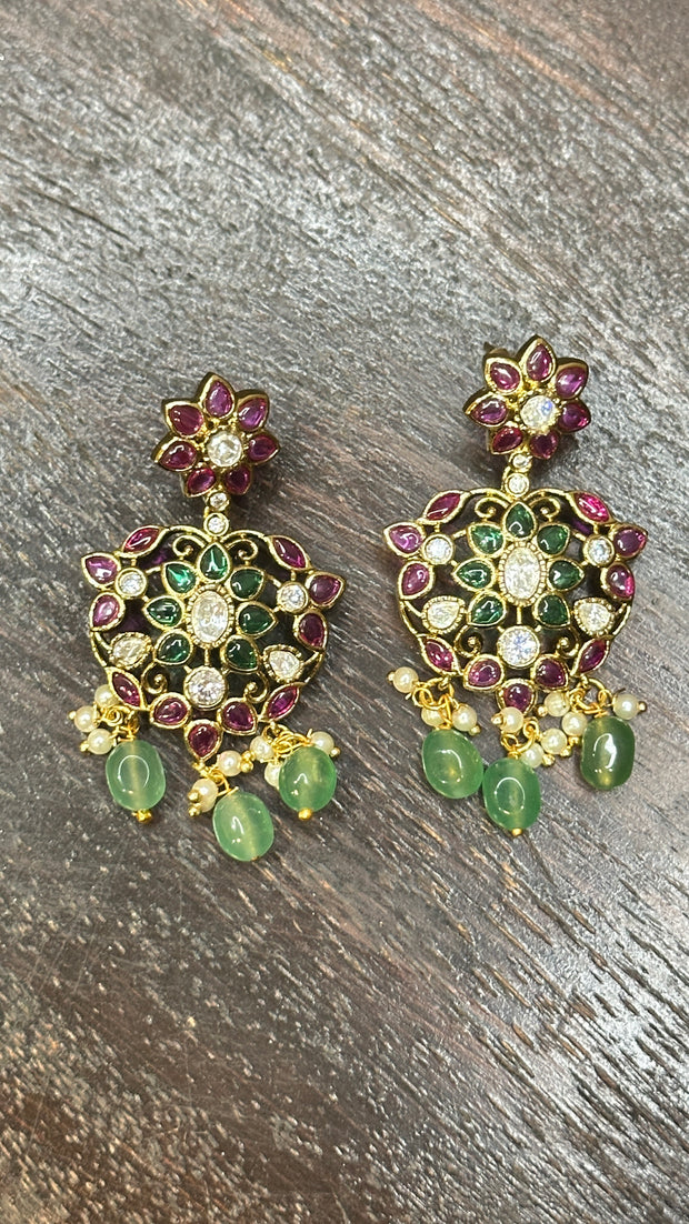 Necklace with earring