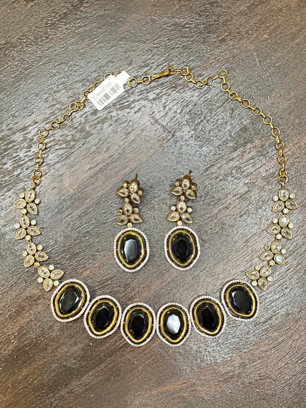 Necklace with earring