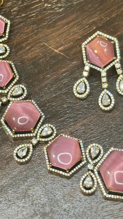 Necklace with earring