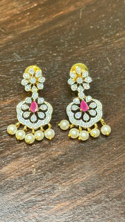 Necklace with earring