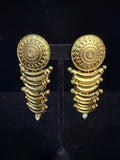Designer earring with mint green stone