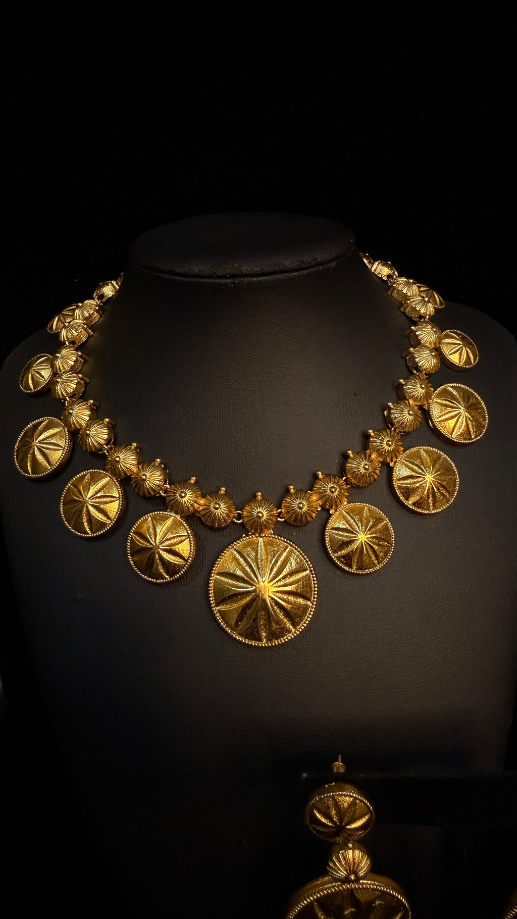 Necklace with earring