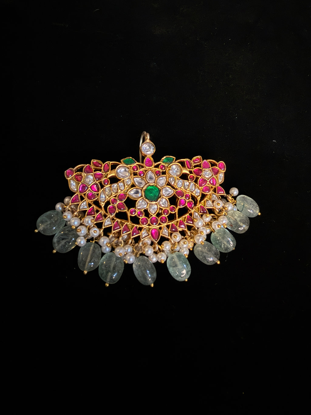 Real Jadau kundan pendent