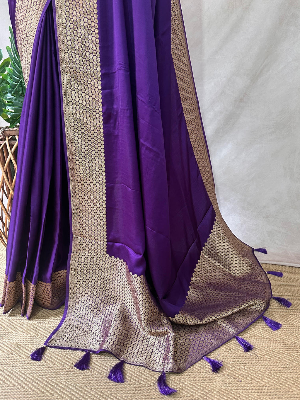 Semi mashru silk saree with BP