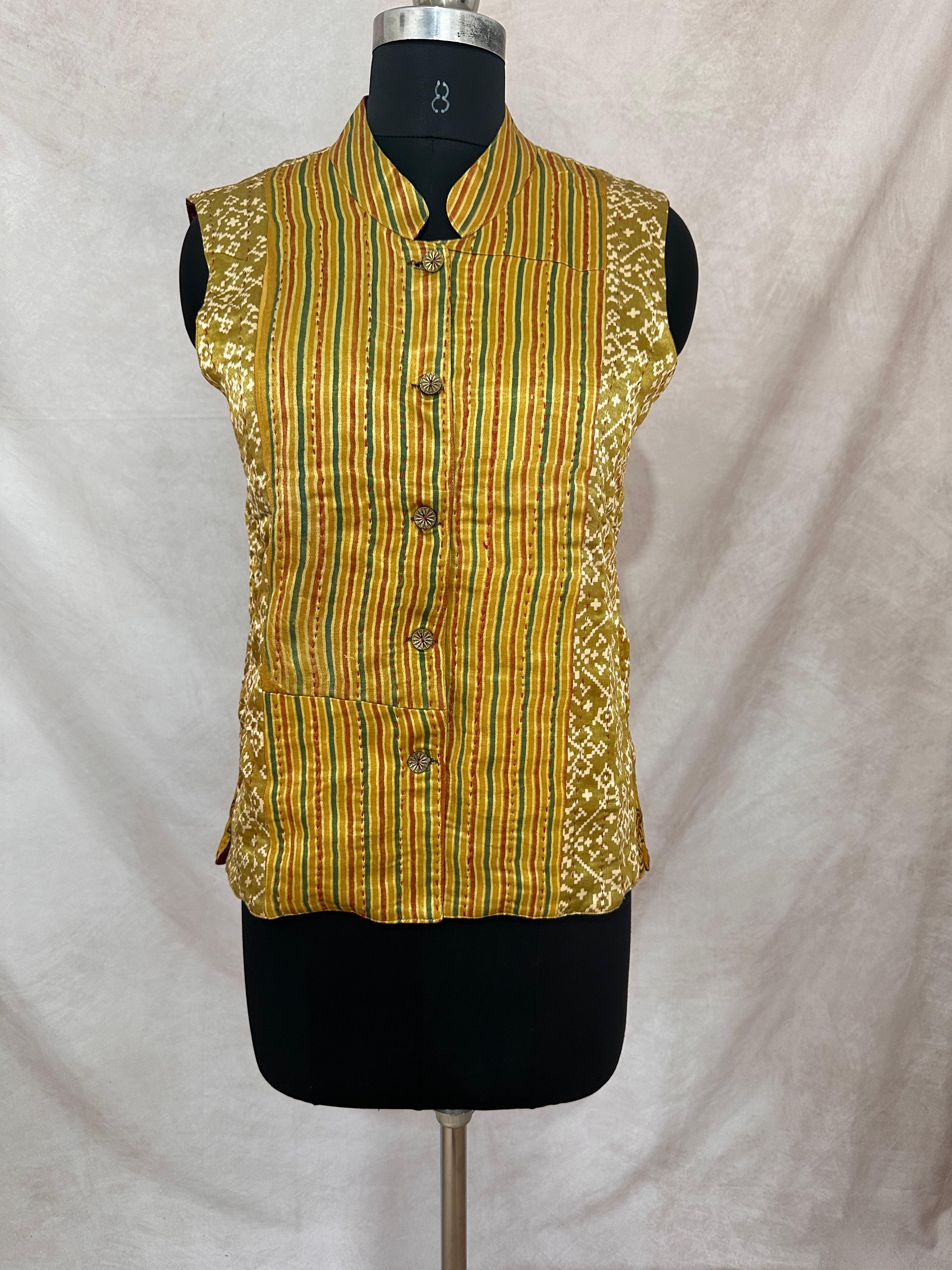 Modal silk reversable jacket