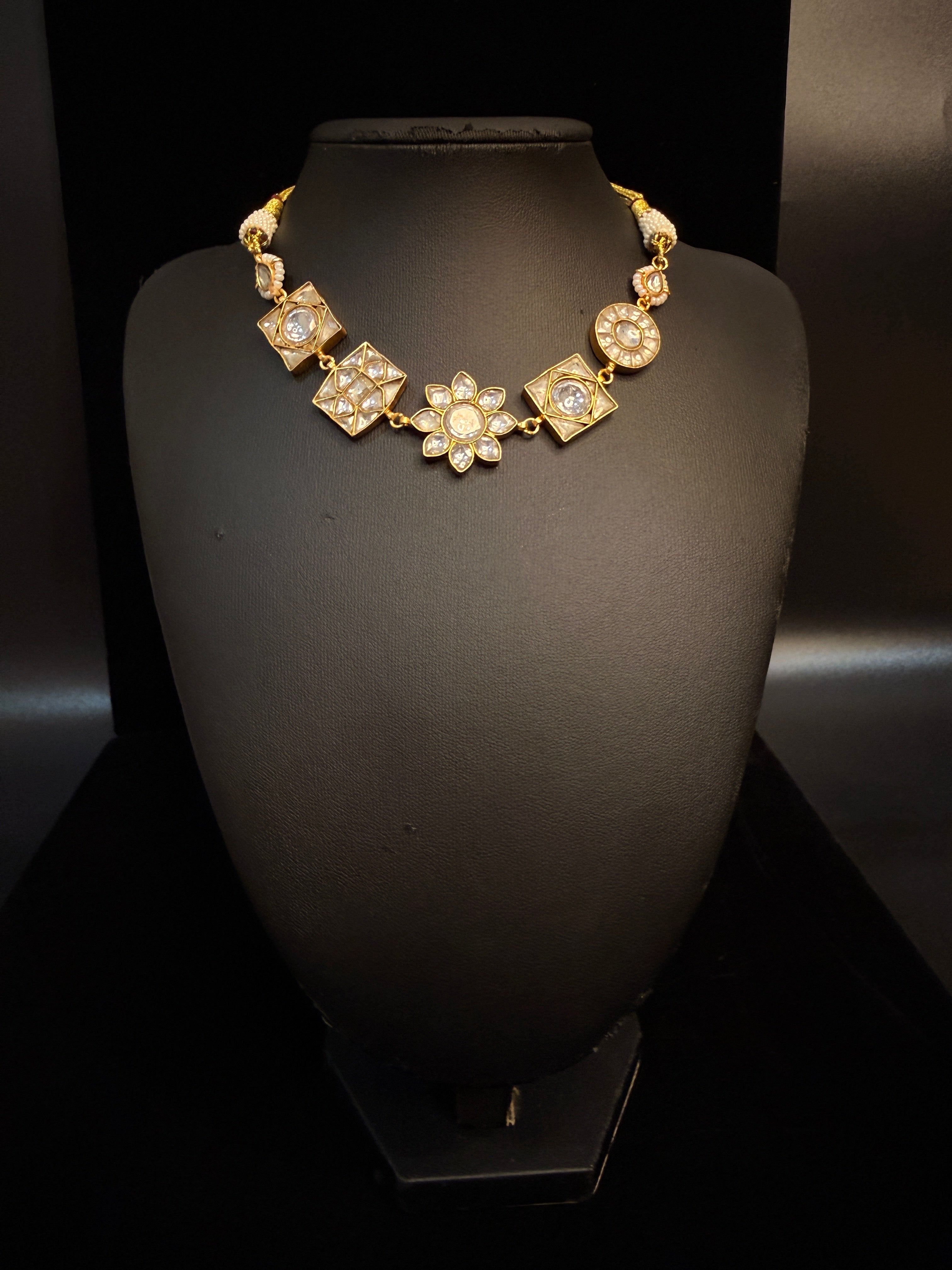 handmade Jadu kundan choker