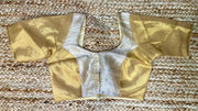 Light gold brocade blouse