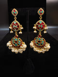 Designer kundan long earring