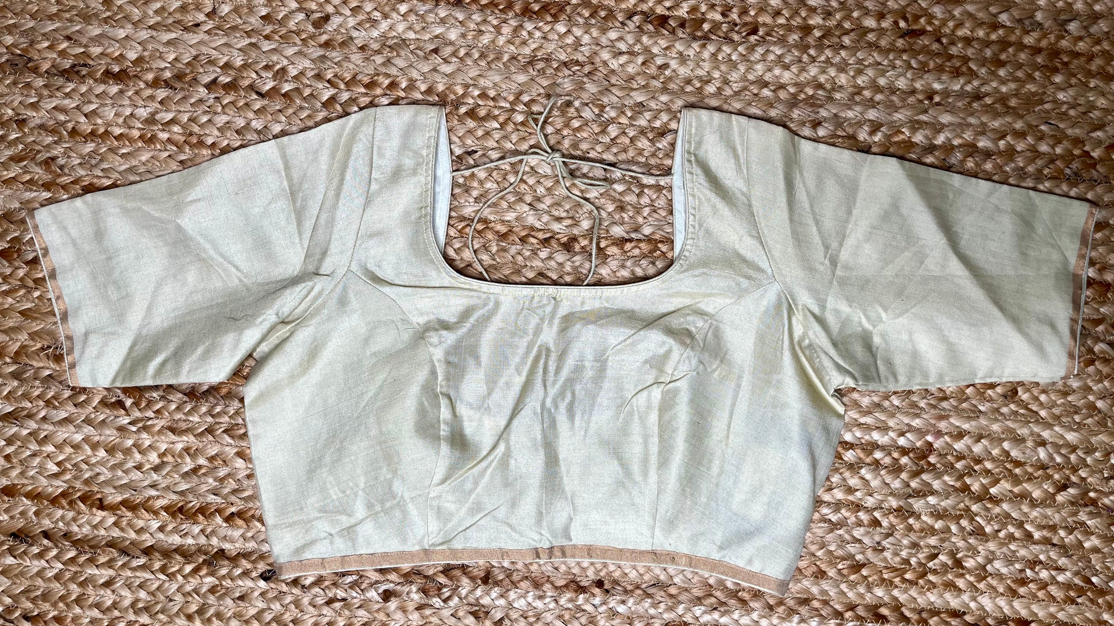Cream blouse
